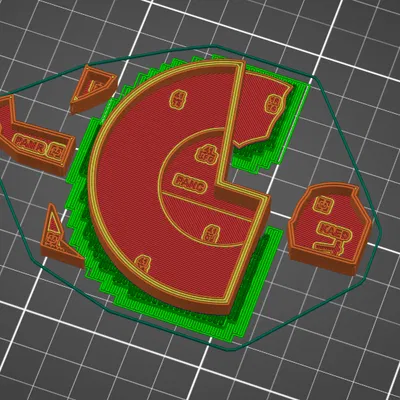 Bản Đồ Khu Vực Sân Bay PANC 3D (Tỷ Lệ Chia Đoạn)