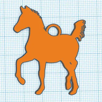 Móc Khóa Ngựa Con Dễ Thương