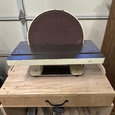 Cổng hút bụi cho máy chà nhám đĩa Shop Fox 12 inch