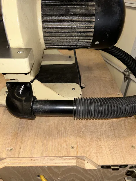 Cổng hút bụi cho máy chà nhám đĩa Shop Fox 12 inch - Image 4