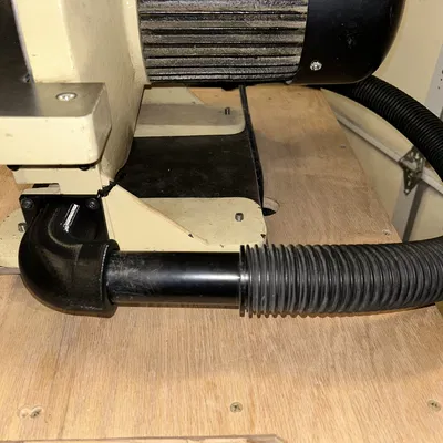 Cổng hút bụi cho máy chà nhám đĩa Shop Fox 12 inch