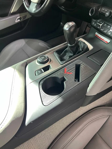 Giá đỡ cốc/khe cắm điện thoại cho C7 Corvette - Image 1