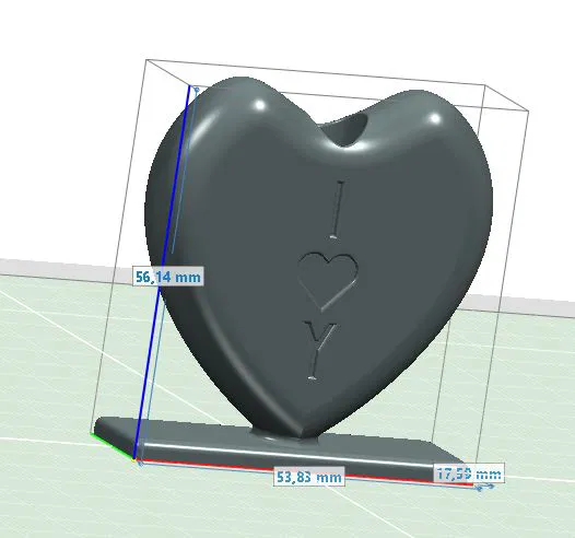 Chậu Hoa Hồng Hình Trái Tim - Image 2