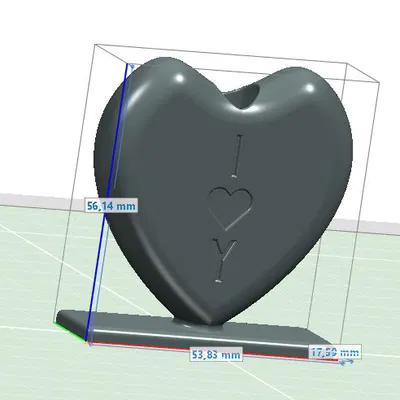 Chậu Hoa Hồng Hình Trái Tim