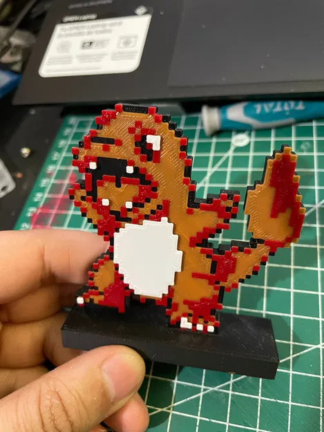 Fire Geeko 8bit Retro Không Phải Charmander - Image 1