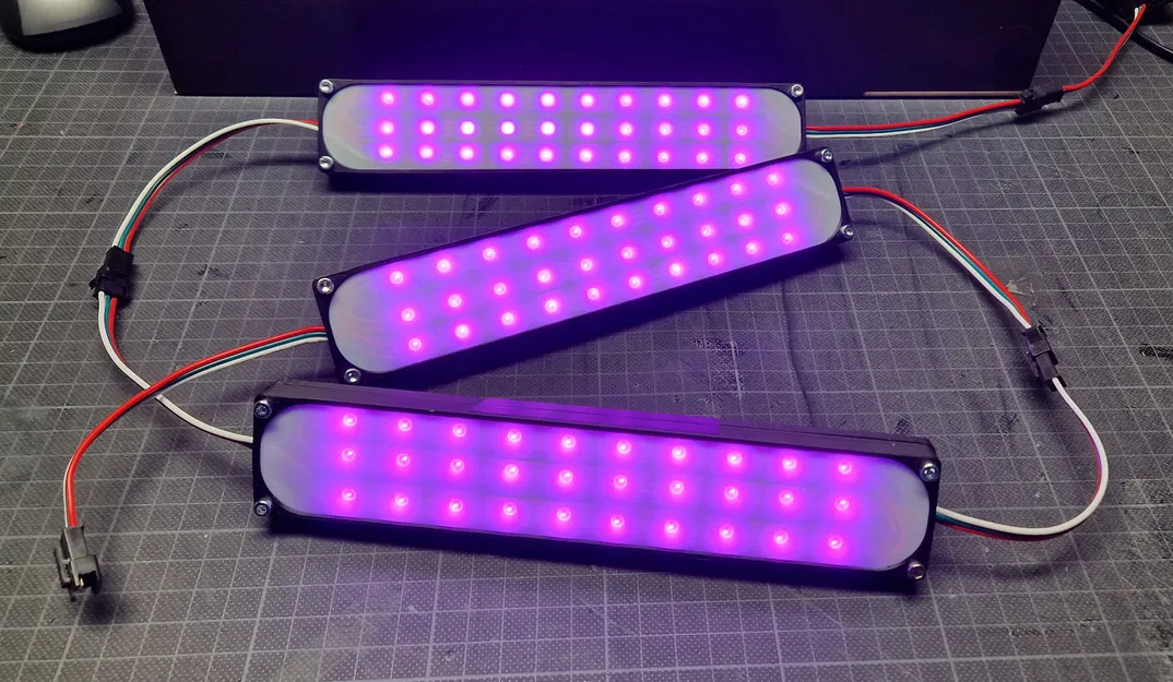 Các Đoạn LED WS2812B Modul 45x 17 mm với Bước 45° - Image 1