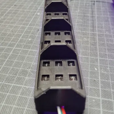 Các Đoạn LED WS2812B Modul 45x 17 mm với Bước 45°