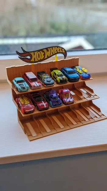 Góc trưng bày Hot Wheels có Logo Màu (BambuLab) - Image 2