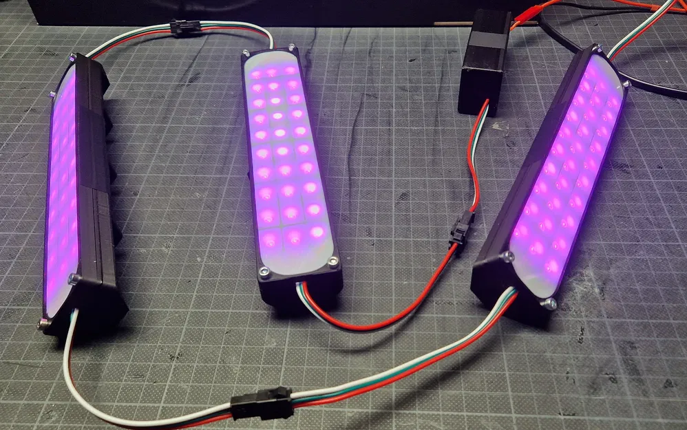 Các Đoạn LED WS2812B Modul 45x 17 mm với Bước 45° - Image 3