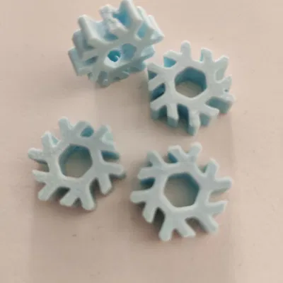 Hạt charm / Hạt cườm logo NixOS Linux làm vòng cổ, vòng tay DIY trang sức