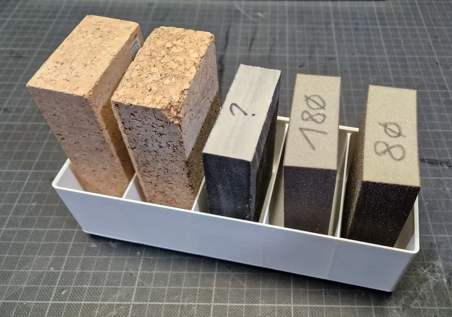 Hộp Đựng Giấy Nhám Gridfinity 5x2 - Image 1