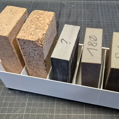 Hộp Đựng Giấy Nhám Gridfinity 5x2