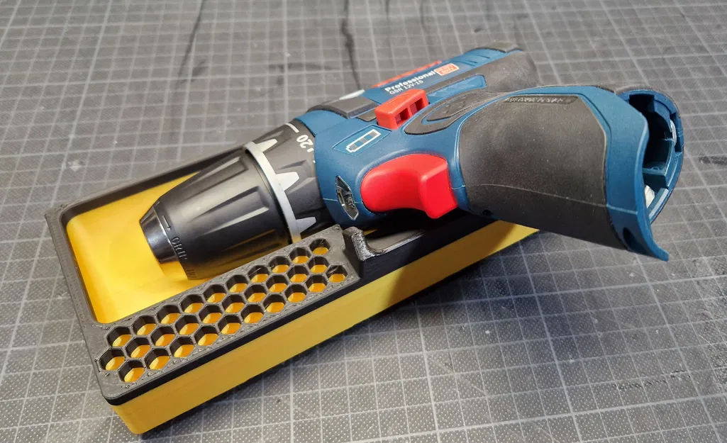 Hộp Đựng Gridfinity Cho Máy Khoan Bosch GSR 12V - Image 1