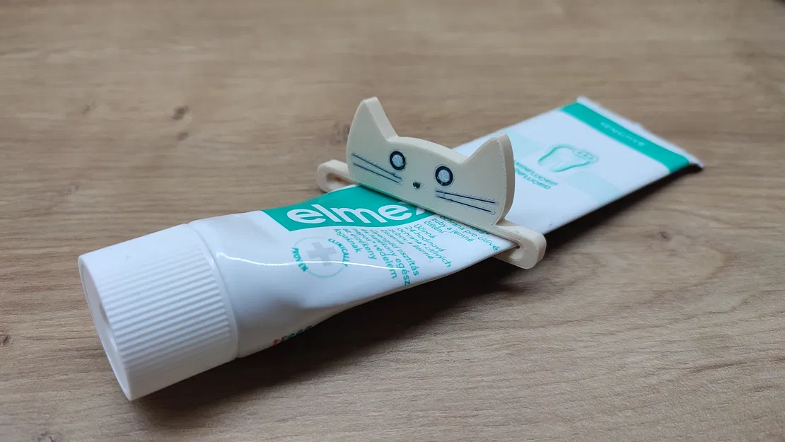 Dụng Cụ Bóp Tuýp Kem Đánh Răng Hình Con Mèo - Image 1