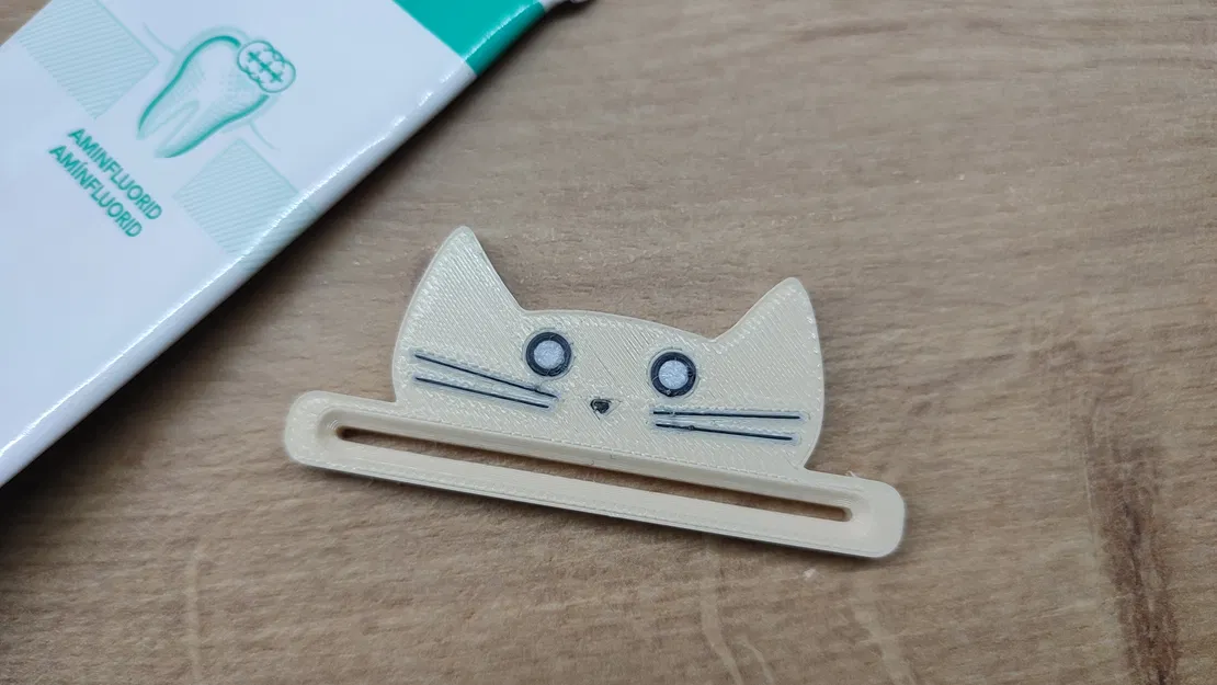 Dụng Cụ Bóp Tuýp Kem Đánh Răng Hình Con Mèo - Image 2