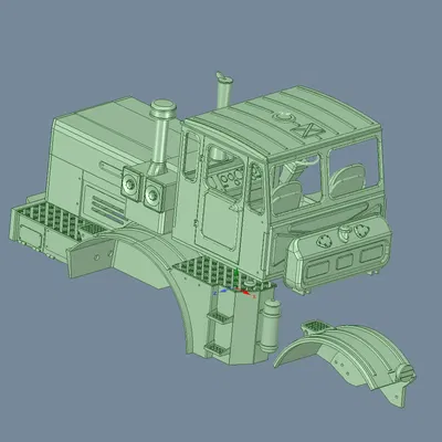 Mô hình 3D Tỷ lệ 1/11 Kirovec KT-700