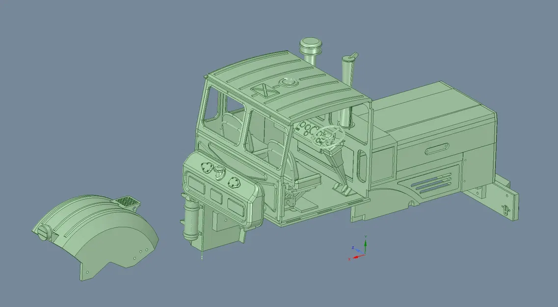 Mô hình 3D Tỷ lệ 1/11 Kirovec KT-700 - Image 2