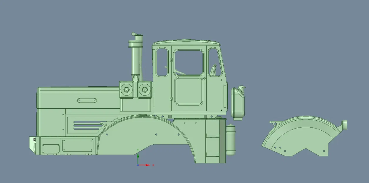 Mô hình 3D Tỷ lệ 1/11 Kirovec KT-700 - Image 4