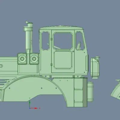 Mô hình 3D Tỷ lệ 1/11 Kirovec KT-700