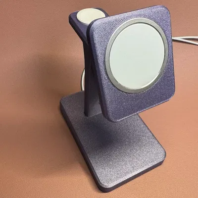 Giá đỡ iPhone và iWatch Magsafe Ngang 2 trong 1 tốt nhất - dễ in và lắp ráp