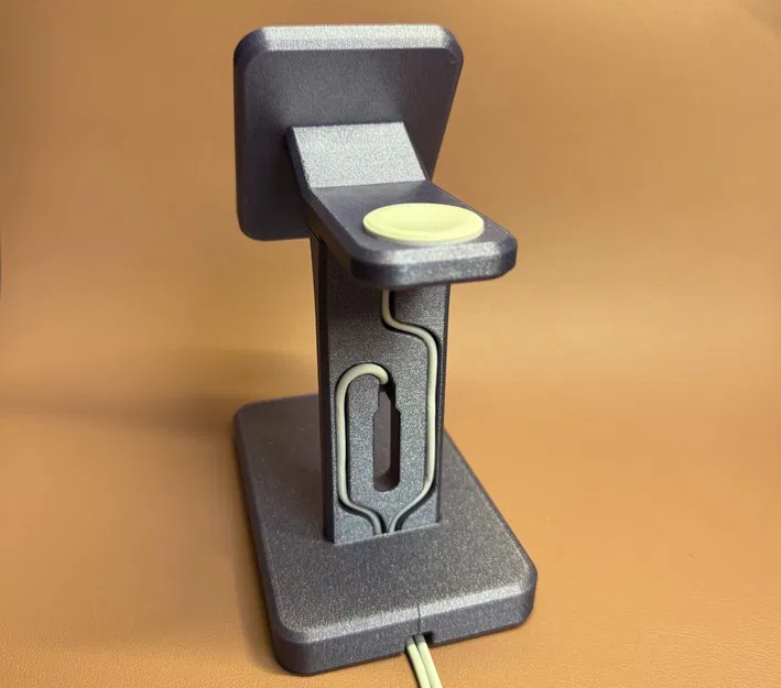 Giá đỡ iPhone và iWatch Magsafe Ngang 2 trong 1 tốt nhất - dễ in và lắp ráp - Image 2