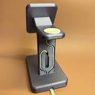 Giá đỡ iPhone và iWatch Magsafe Ngang 2 trong 1 tốt nhất - dễ in và lắp ráp