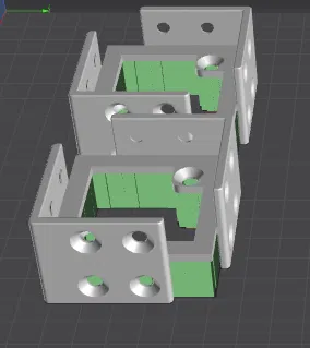 Khớp nối chân bàn IKEA LACK hai chiều - Image 2