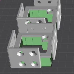 Khớp nối chân bàn IKEA LACK hai chiều