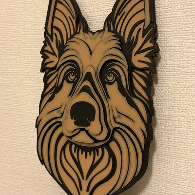 Chó chăn cừu Đức Layered Art