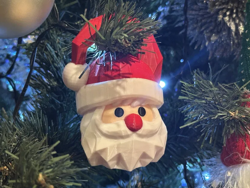 Santa Claus trang trí poly thấp - Image 1