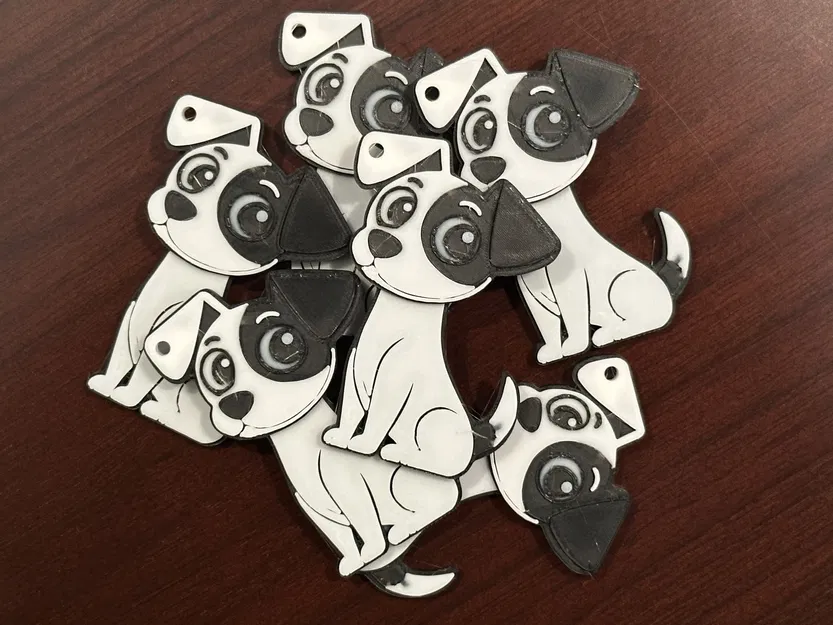 Jack Russell Keychain - Image 1