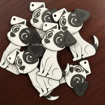 Jack Russell Keychain