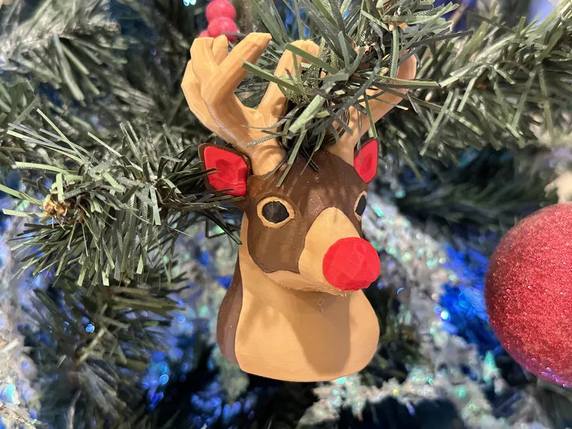 Móc Treo Ông Già Noel Tuần Lộc Rudolph - Image 1