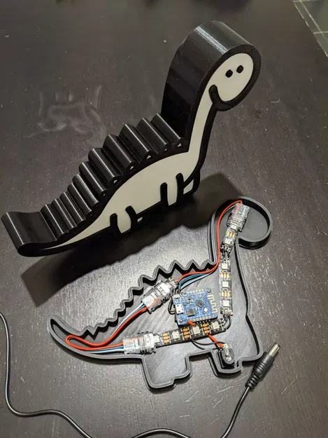 Đèn Ngủ Khủng Long (có jack DC và đế gắn Wemos/Lolin D1 Mini) - Image 2