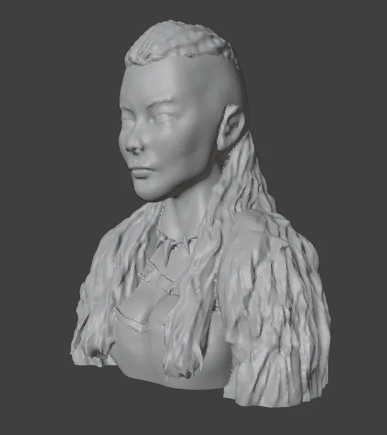 Tượng bán thân nữ Barbarian - Image 1