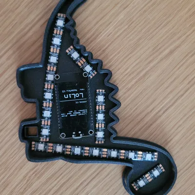 Đèn Ngủ Khủng Long (có đế gắn ESP8266 Lolin V3)