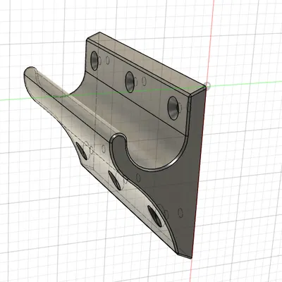 Móc treo tường cho thanh tạ Trap bar / Hex bar