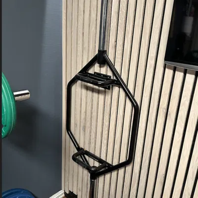 Móc treo tường cho thanh tạ Trap bar / Hex bar