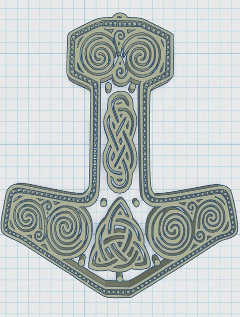 Đế Lót Cốc Hình Búa Thor 40 - Image 3