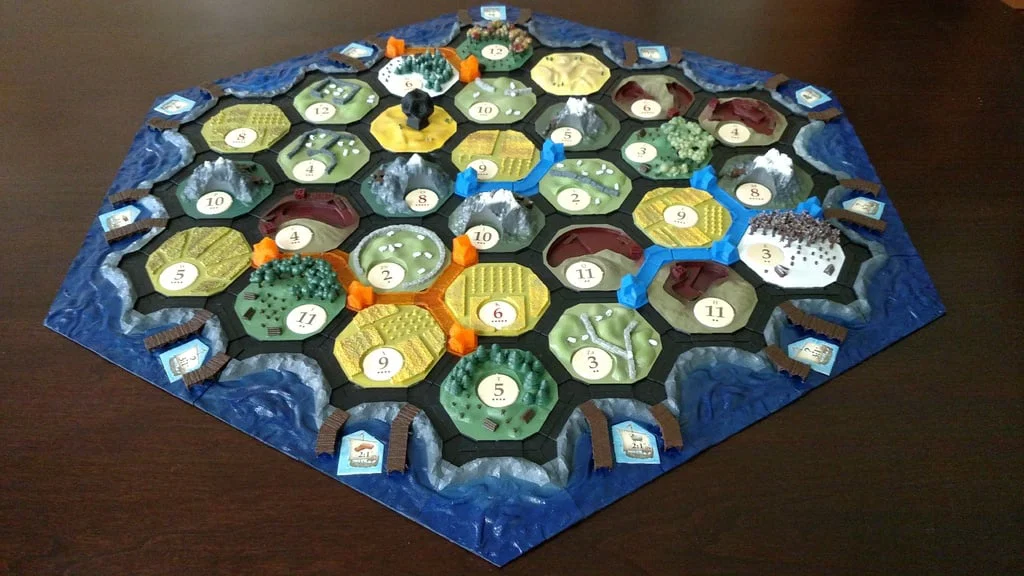 Bảng Catan 3D (Đã Sửa) của Mystik738 - Image 1