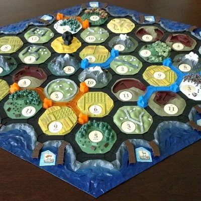 Bảng Catan 3D (Đã Sửa) của Mystik738