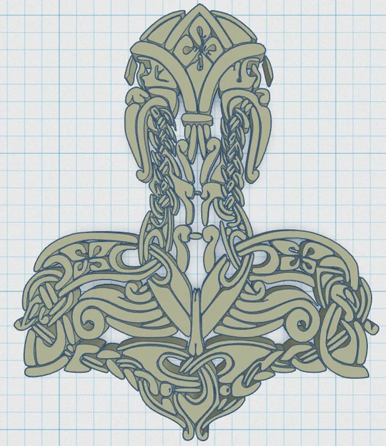 Miếng Lót Ly Hình Búa Thor 41 - Image 3