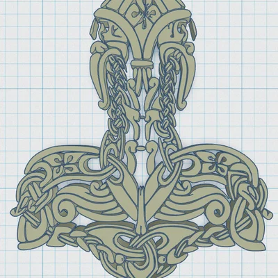 Miếng Lót Ly Hình Búa Thor 41
