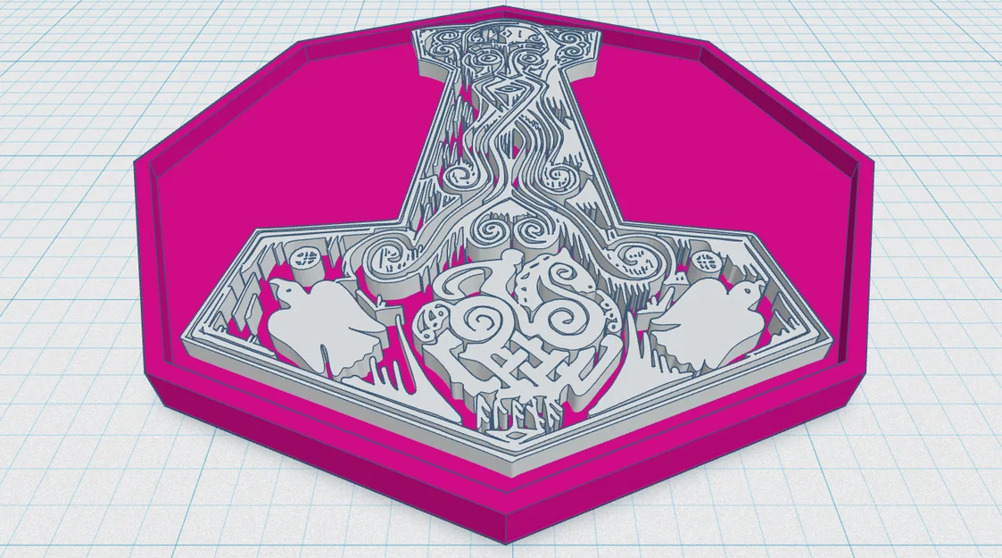 Búa Thor Coaster 30 - Viking & Thần Thoại - Image 1
