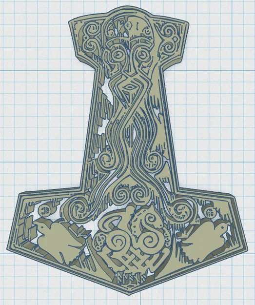 Búa Thor Coaster 30 - Viking & Thần Thoại - Image 3