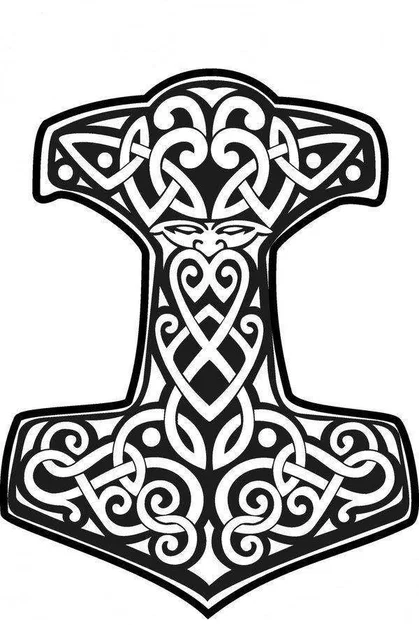 Mặt Đế Cốc Hình Búa Thor 31 - Image 2