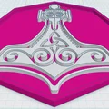 Miếng Lót Ly Hình Búa Thor 19 - Thumbnail 1