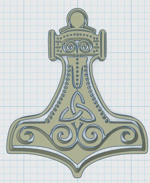 Miếng Lót Ly Hình Búa Thor 19 - Image 3