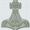 Miếng Lót Ly Hình Búa Thor 19 - Thumbnail 3