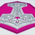 Đế lót ly Búa Thần Thor 16 - Thumbnail 1